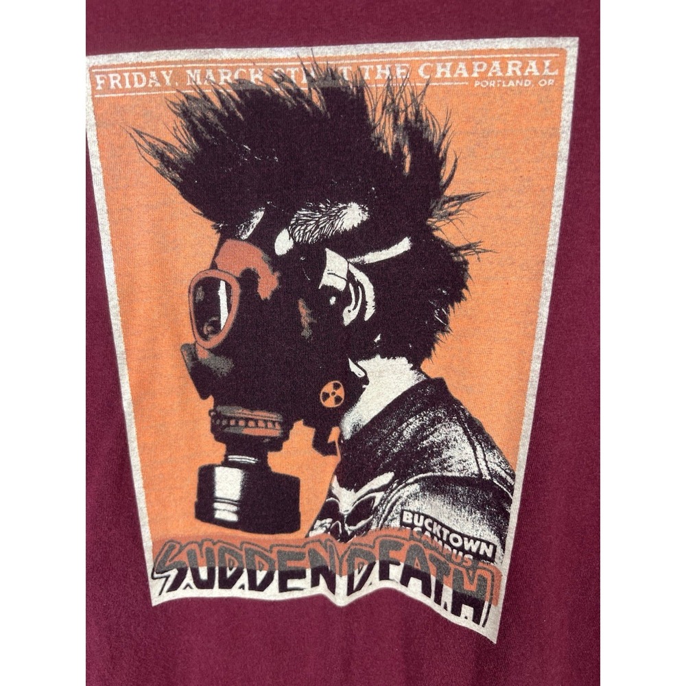 VTG Adidas Sudden Death Bucktown Campus‎ Shirt 2XL College Portland OR Grunge - Picture 2 of 5